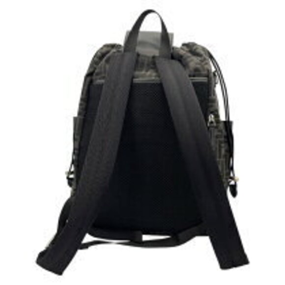 Fendi Zucca Backpack Black Canvas Daypack - Picture 2 of 11